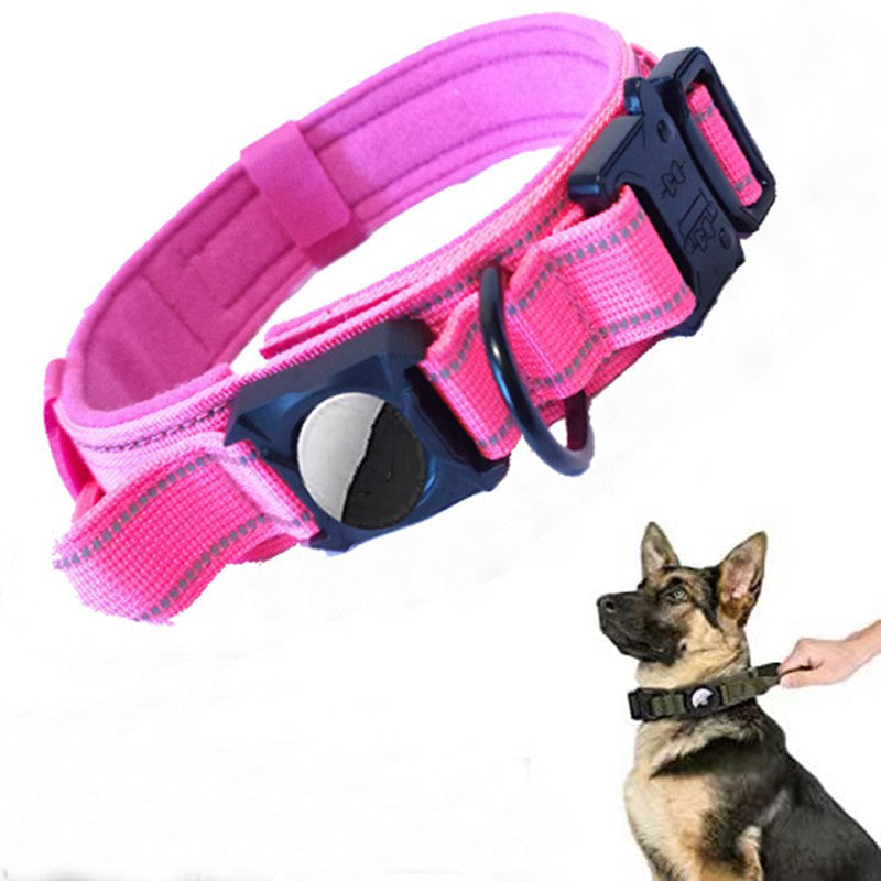 Rugged Military Air-Tag Dog Collar