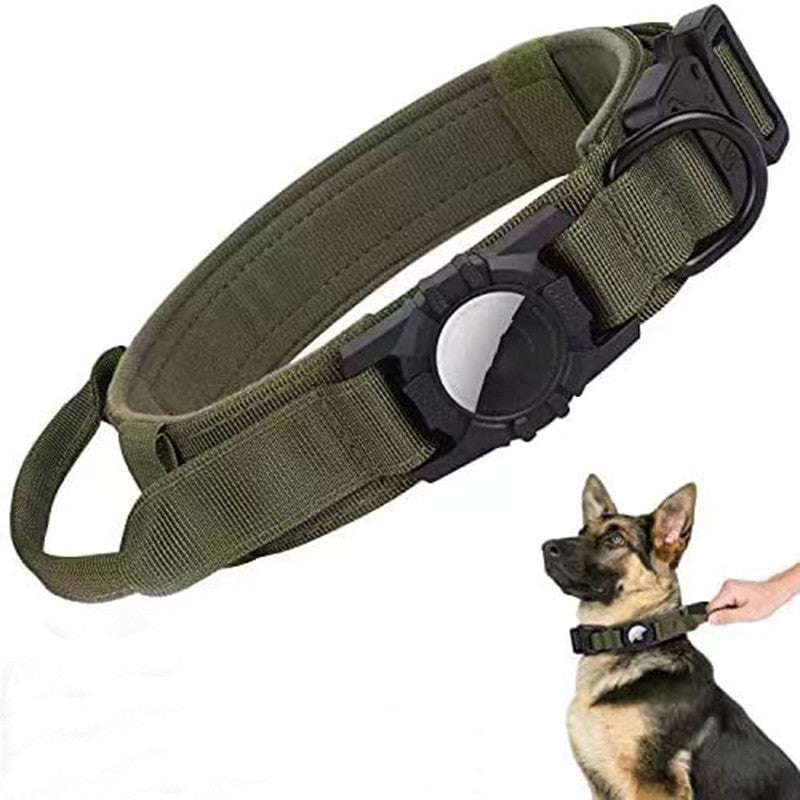 Rugged Military Air-Tag Dog Collar