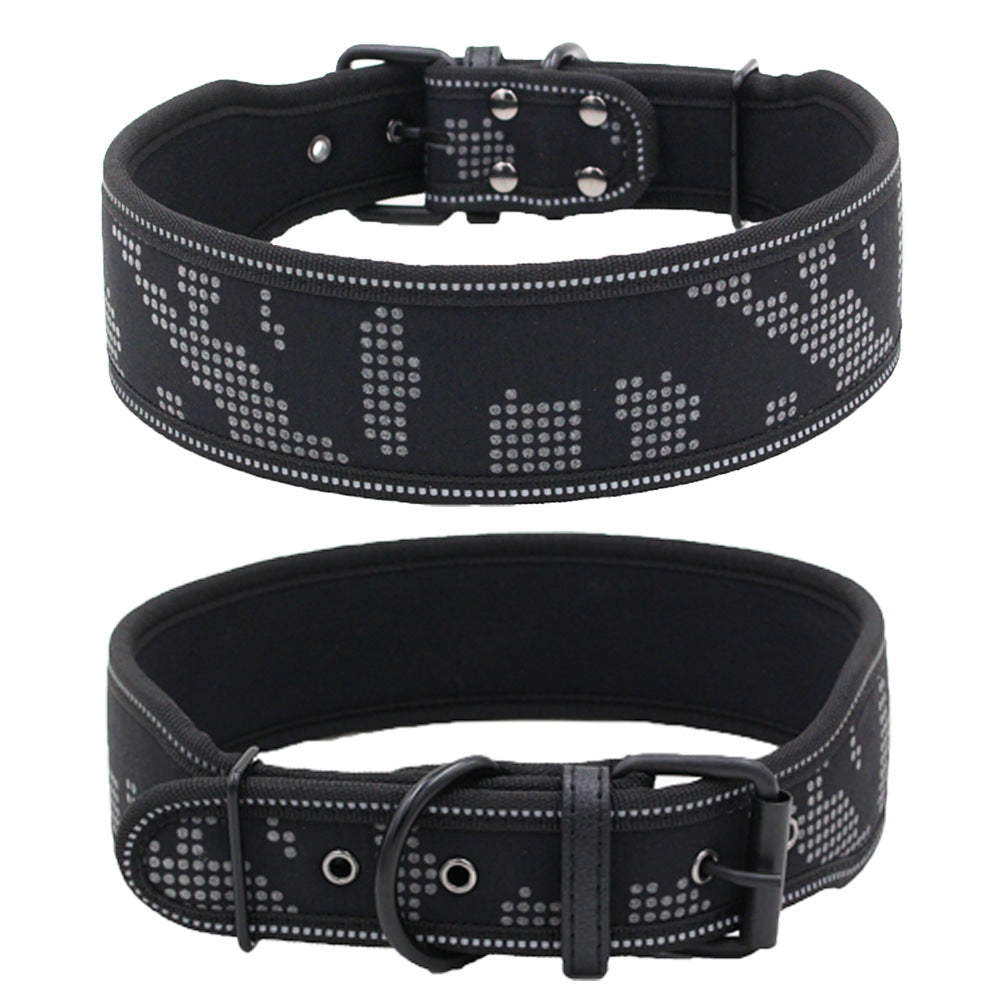 Mountain Dog Reflective Camo Dog Collar