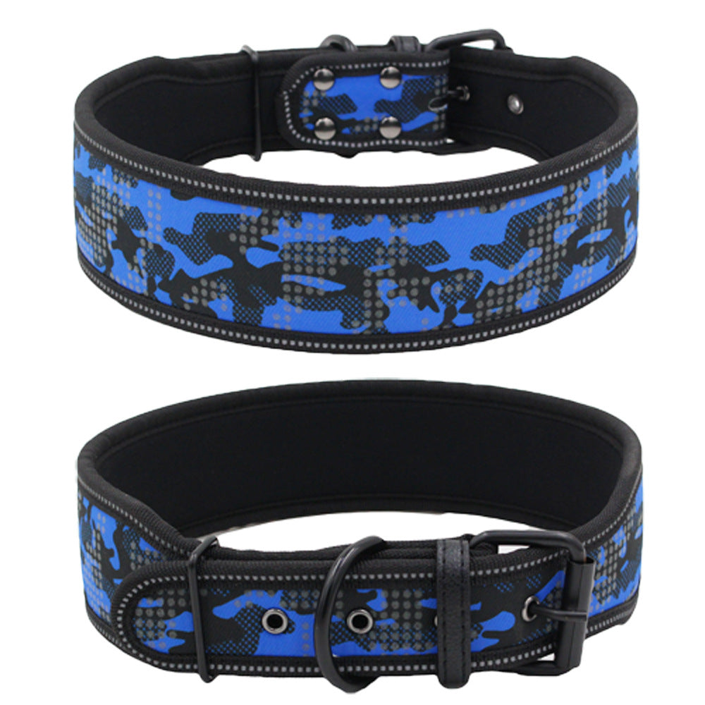 Mountain Dog Reflective Camo Dog Collar